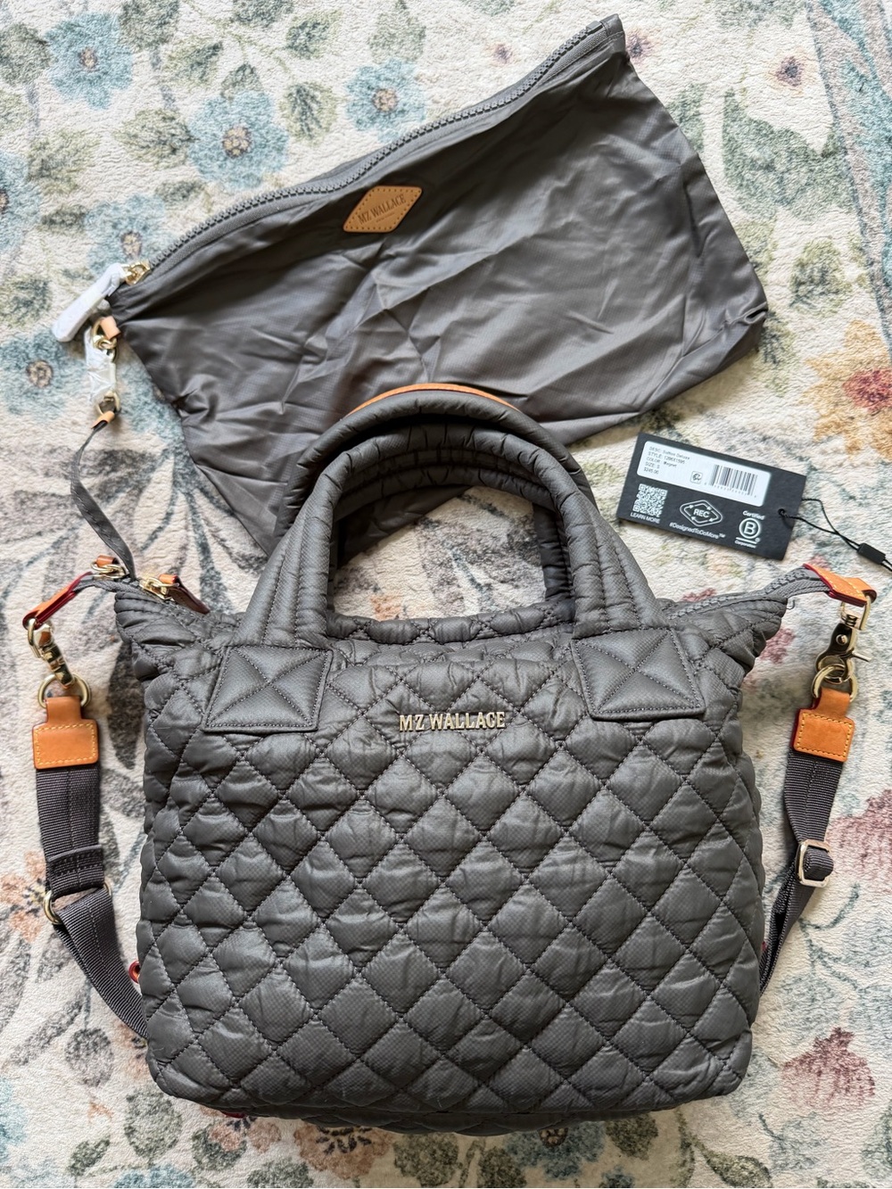 MZ Wallace Small Sutton Deluxe Bag - Color: Magnet